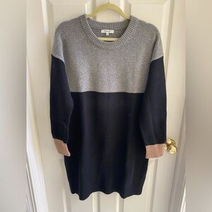 Madewell Colorblock Sweaterdress